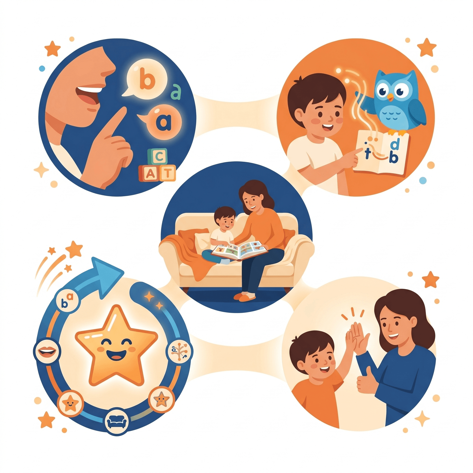 A 5-step home reading routine