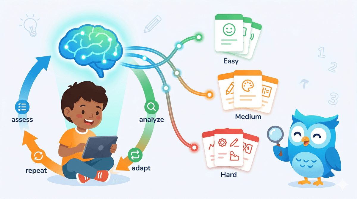 Adaptive learning explained — why most apps fake it