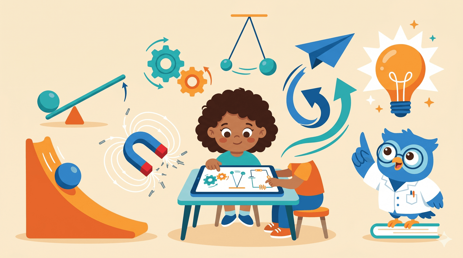 Fisica per bambini: forze, energia e macchine semplici attraverso il gioco
