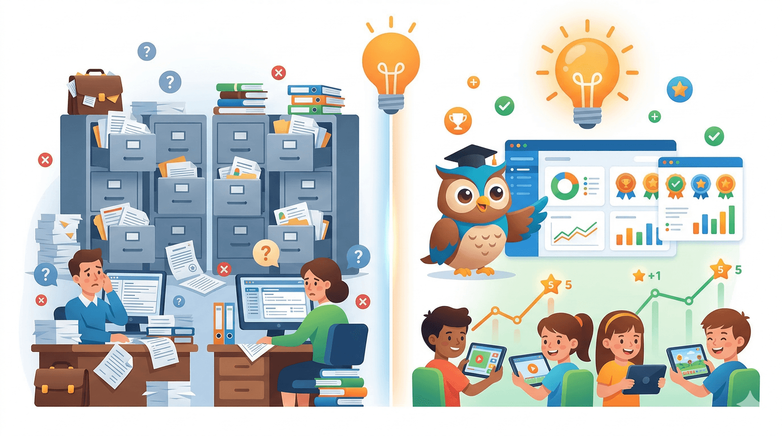 Perché la tua scuola non ha bisogno di un altro LMS (e cosa serve davvero) — Samio per le Scuole