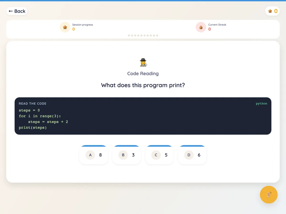 Code Quest (Programmeren) — view 2